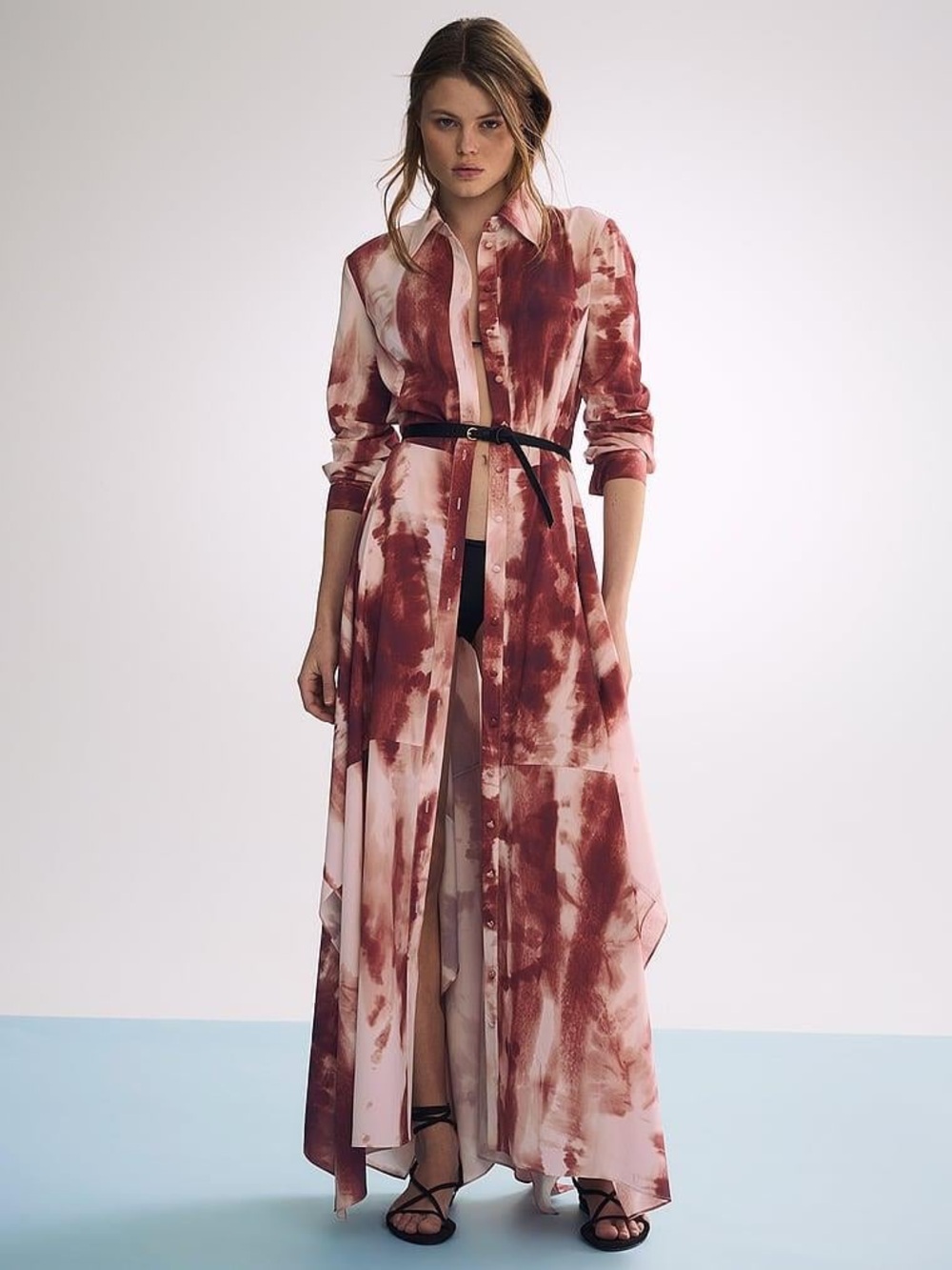 VICTORIA'S SECRET 
Atelier X Altuzarra Shibori Shirt Dress (missing a belt) - Picture 6 of 7